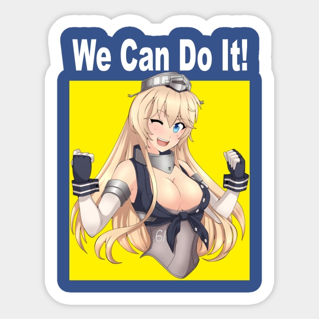 Iowa - We Can Do It! Sticker by LJAIII